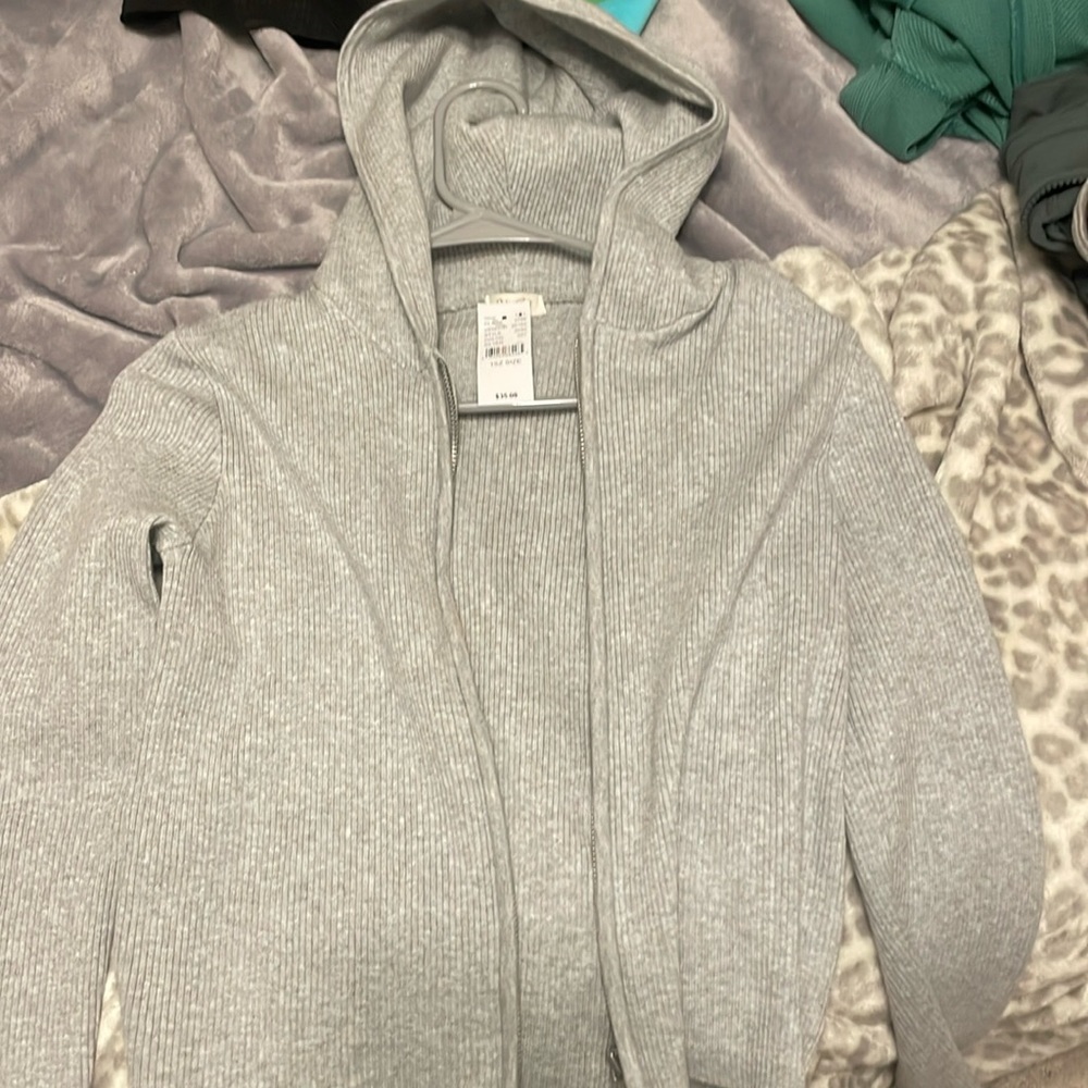 Cropp grey brandy zip up
